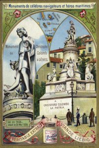 Monument to Christopher Columbus, Genoa by European School